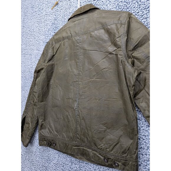Taylor Stitch Long Haul Waxed Canvas Trucker Jacket Mens 40 Wool Blanket Lined - Picture 10 of 15
